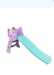 Adorable Kids Play Slide