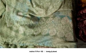 Beautiful Green Printed Saree