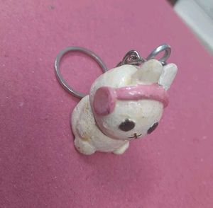 Miffy With Head phones Keychain