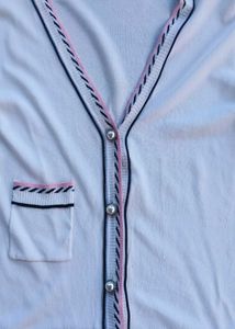 Chanel style Cute White Cardigan