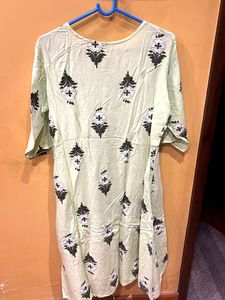 Light Green Printed Kurta