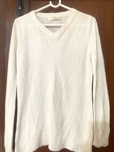 White MEDUIM Sweat Shirt For Unisex