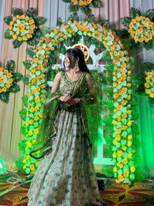 Green Lehenga Choli