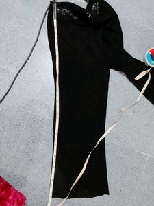 Elegant Black Pants with Sequined Waistband