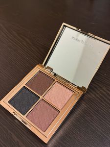 Luxury Gold Compact Mirror with Pattern