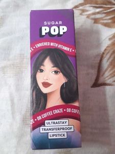 SUGAR POP  Lipstick Coffee Brown 08
