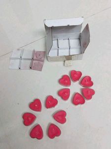 Heart Shaped Tealight Candles