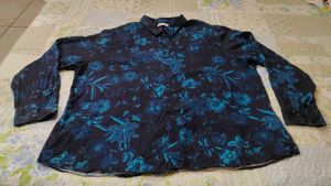 Floral Print Button-Up Shirt