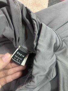 Grey Ruched gym pants