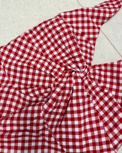 Completely New Cherry Picnic Halter Top