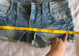 Light Wash Denim Shorts
