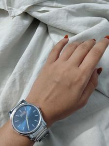 Classic Stainless Steel Watch peter England men