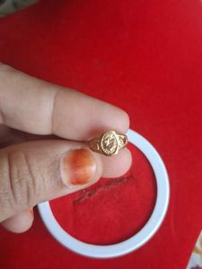 Gold Ring with Star Design for kids