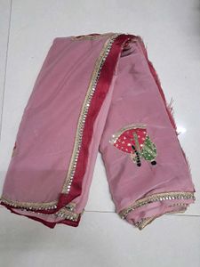 Karva Chauth Special Rana Raji Saree Elegant Pink