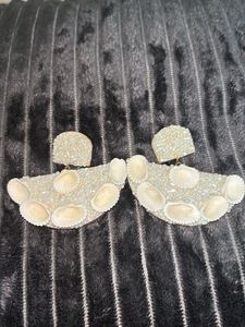 Boho Shell Fan Earrings