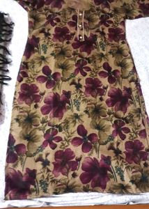 Floral Print Kurta Set with Dupatta