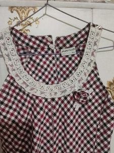 Cute Gingham Mini Dress