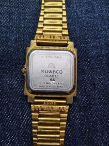 Mowaco Vintage gold plated watch