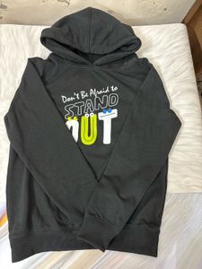 Black Graphic Hoodie "Don't Be Afraid to STAND OUT