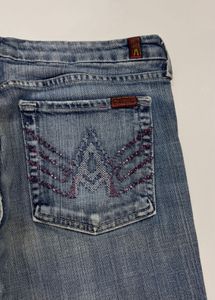 Low waist y2k flared jeans