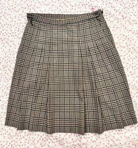 Korean Plaid Pleated Skirt