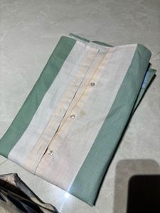 Striped Button-Up Shirt