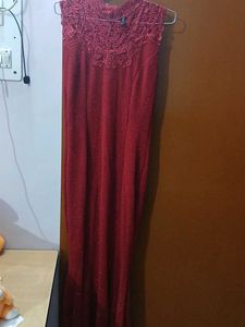 Sparkly Red Mermaid Dress