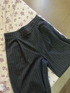 Chic Pinstripe Wide-Leg Pants