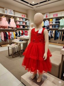 Red Tulle Party Dress
