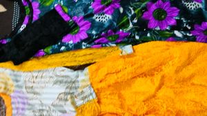 Vibrant Abstract Print Kurta Set