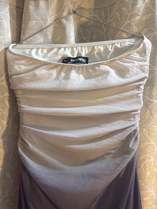 Strapless Grey Ombre Maxi Dress- wore once