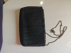 Vintage Beaded Clutch Bag