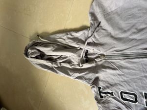 oversize Grey Tokyo Zip Hoodie