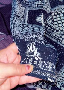 Stylish Printed Button-Up Shirt