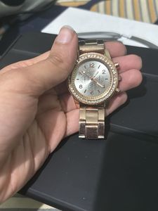 Elegant Rose Gold Rhinestone Watch ⌚️