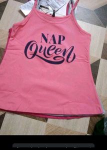 4-6 year Comfortable Sleep Tank Tops Set
