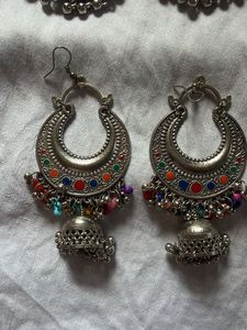 Dangling Jhumka Earrings