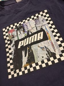 Puma Graphic Print Navy T-Shirt