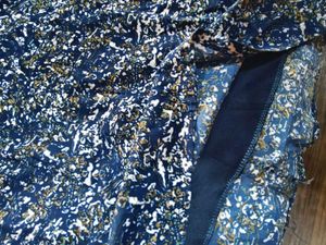 Stylish Blue Floral Print Top