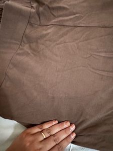 Comfortable Brown Wide-Leg Pants