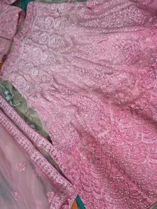Exquisite Pink Embroidered lehenga