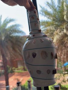 Seashell Decorated Vase