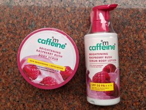 M.Caffeine Brightening Raspberry body Scrub
