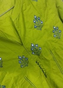 Karigari green kurti!