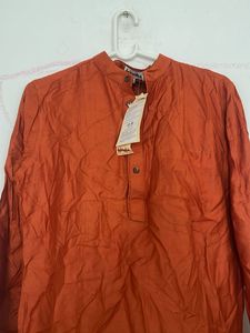 Men's Orange Kurta