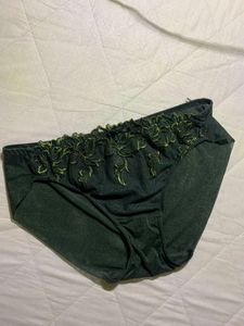 Women's Dark Grey Floral Briefs