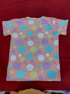 Adidas Pastel Polka Dot T-Shirt