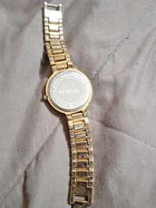 Fossil Gold Watch