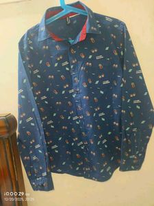 Boy's Stylish Printed Shirt
