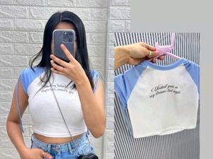 Baby Blue Crop Top